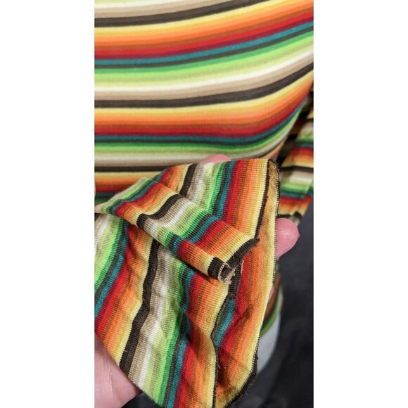 Mais X Frida Retro Striped Open Back Top Size Large - Picture 5 of 7